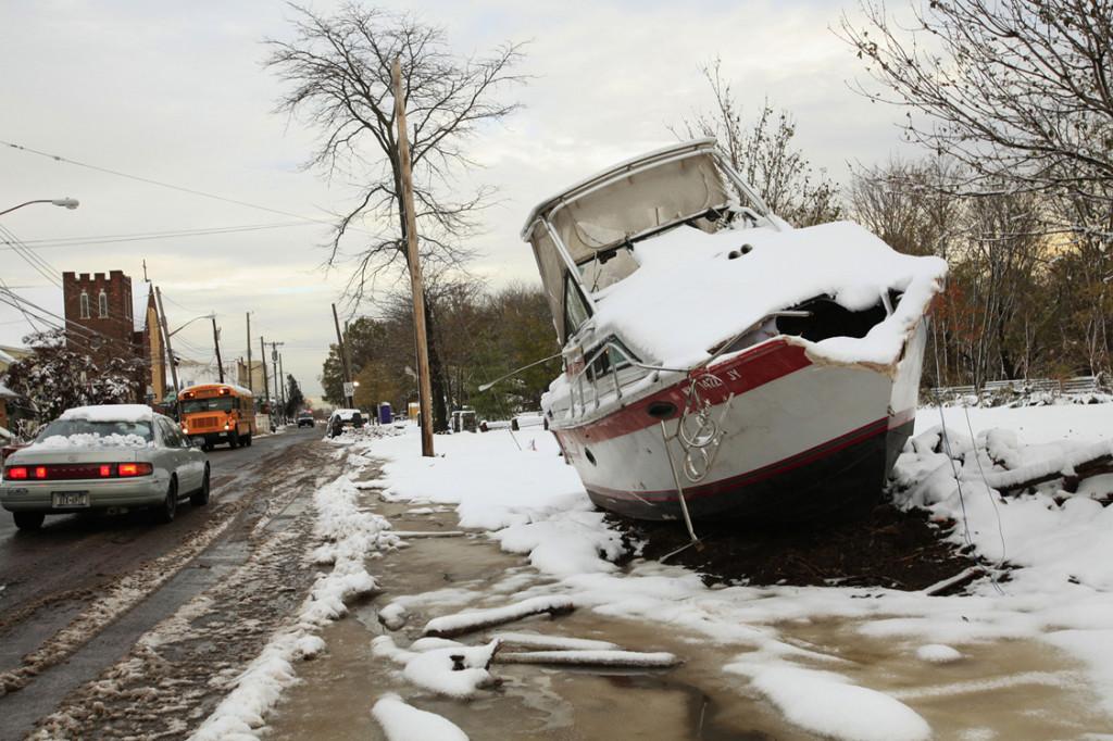 In New York City, former Ladue students face Hurricane Sandy