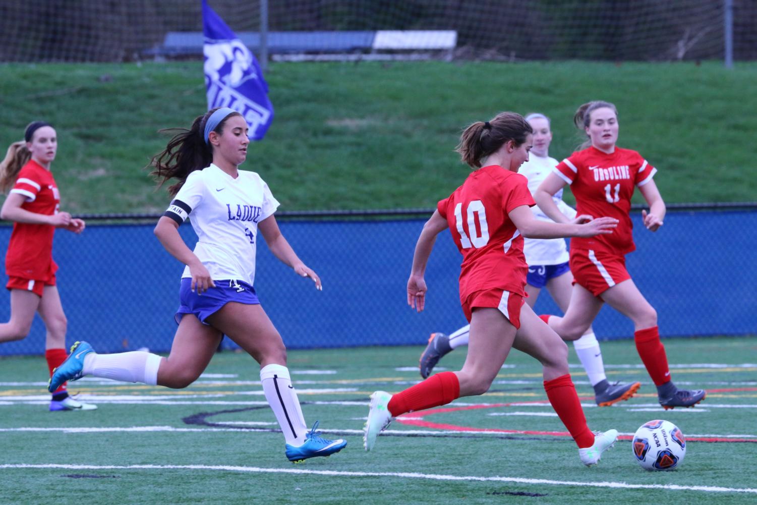 Girls Varsity Soccer vs Ursuline (April 3rd)