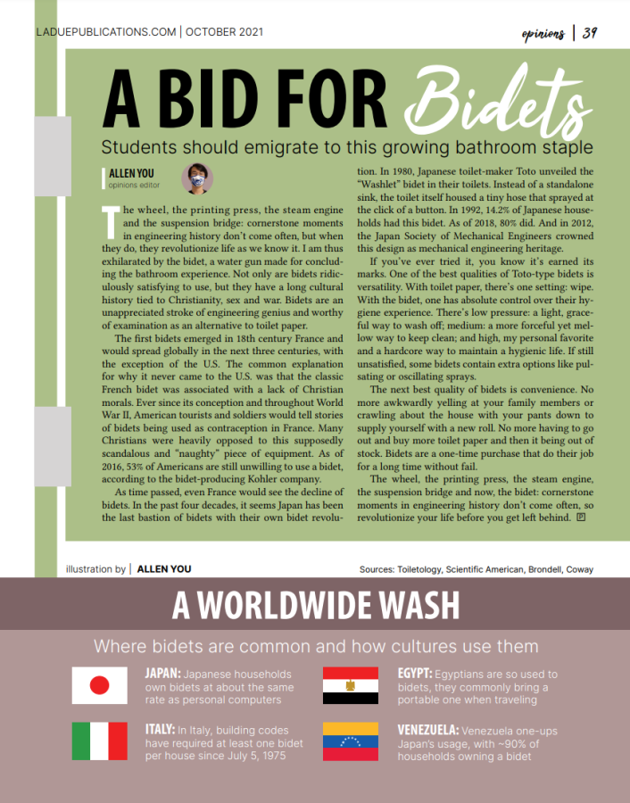 Page design for 39. OPINIONS by Allen You