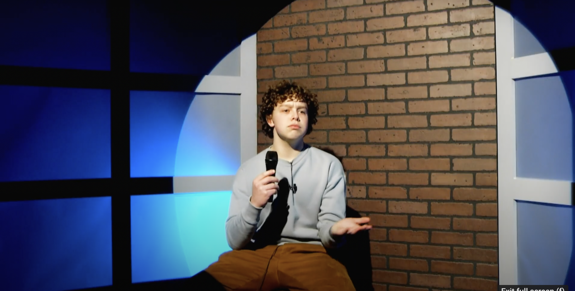Maxwell Crane performs a monologue in “A Few Bits of Advice.” Behind the scenes, Crane worked tirelessly to create an entertaining script, which called for him to act in each segment of the video. Serving as the writer and director, acting was just another hat he got to wear during the pilot's production. “He's very passionate about what he wants to do and he has a clear vision of the projects that he wants to produce,” Davidson said. “Based on all the things that he's done [from] elementary school to [high school], he's a very driven young man.”
