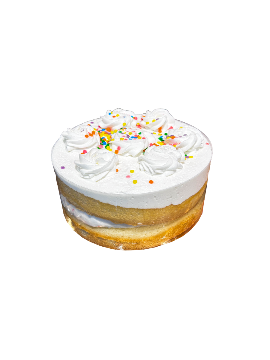 A homemade cake.