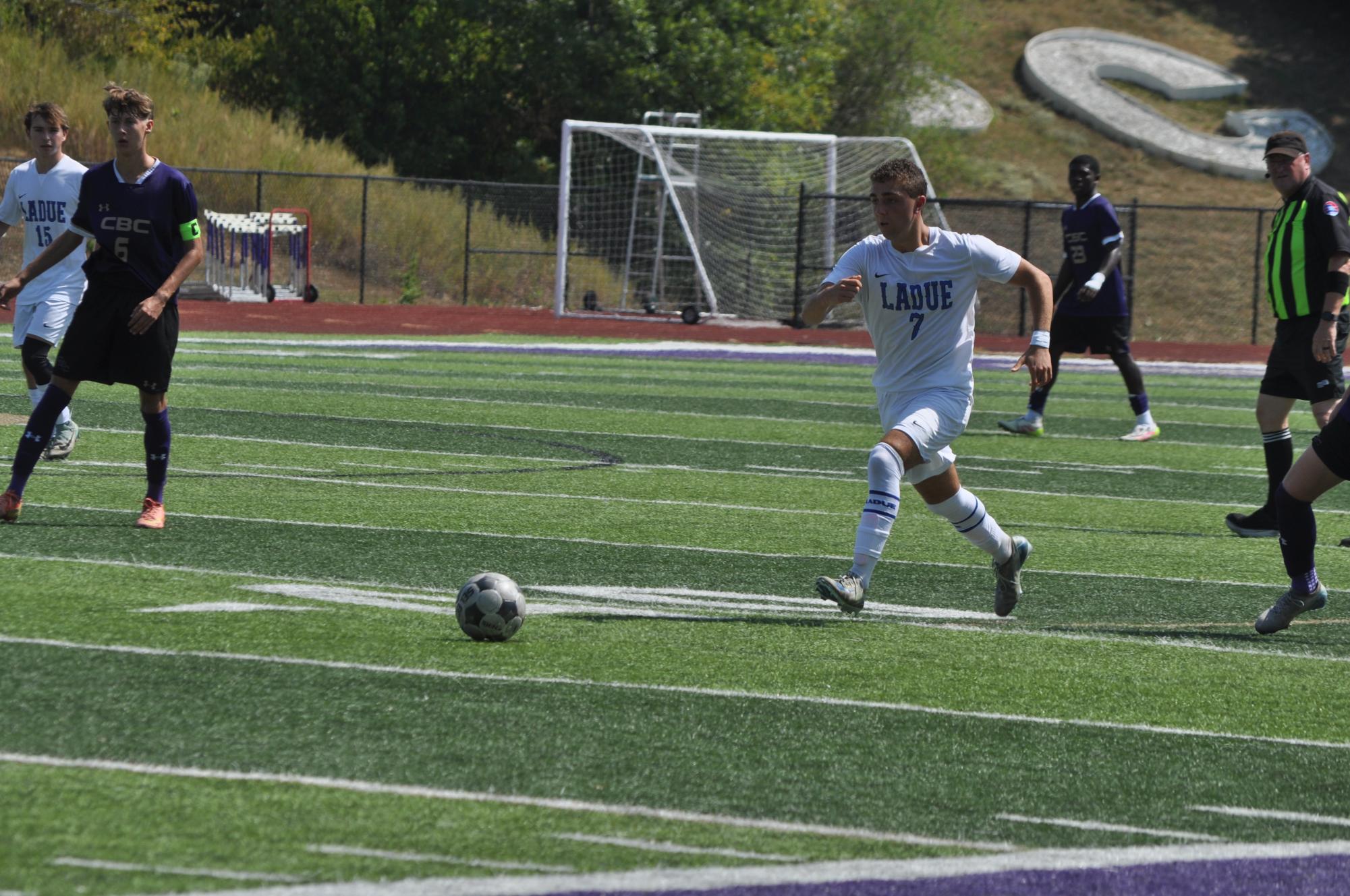 Varsity Soccer defeats CBC