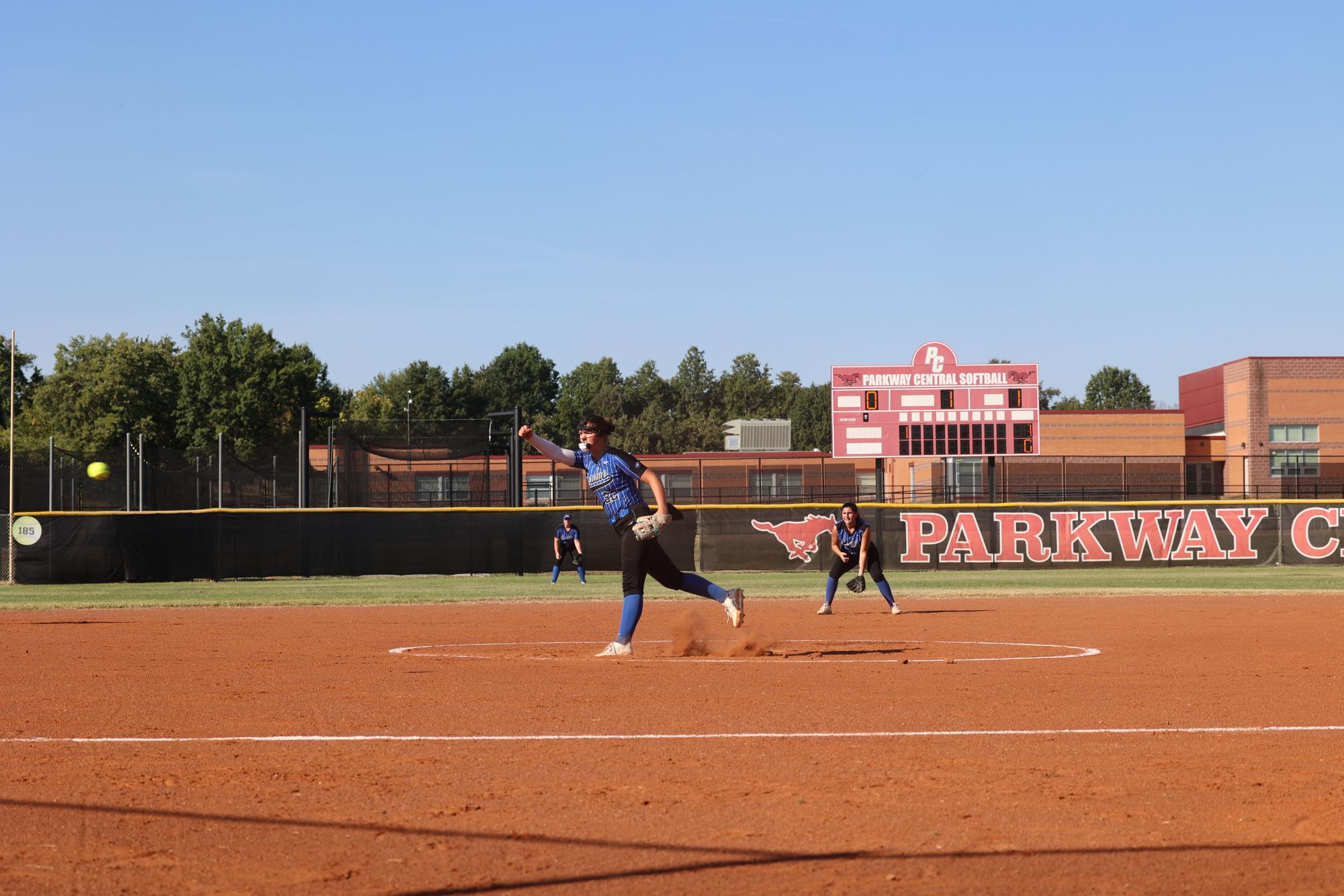 Varsity Softball loses to Parkway Central
