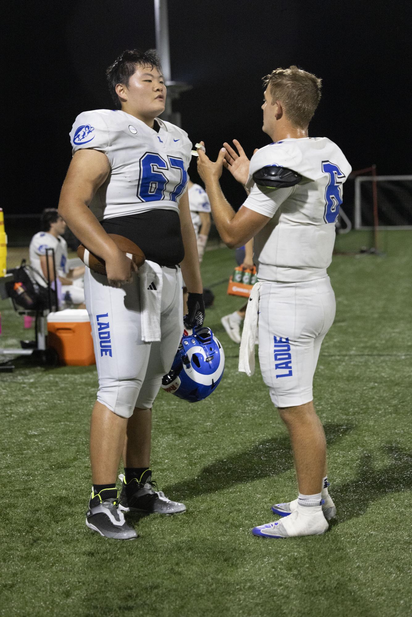 Football wins 14-10 against Lindbergh Sept. 12