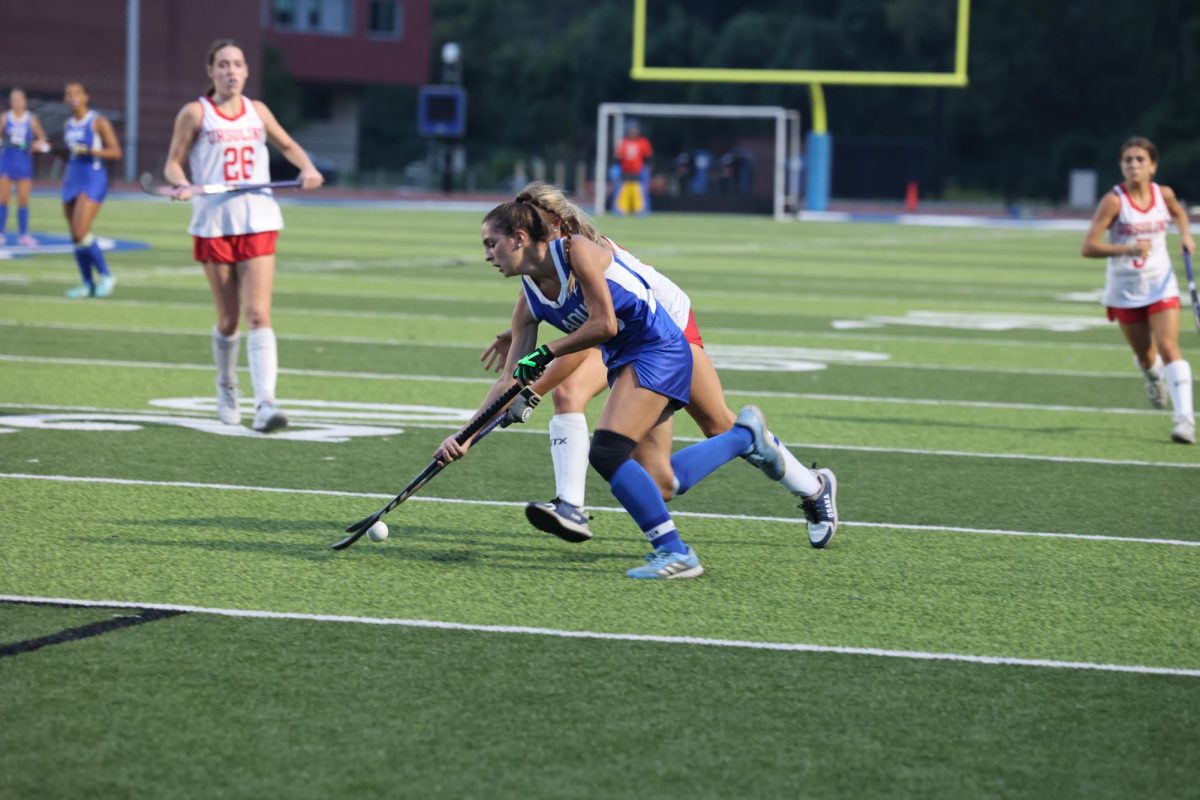 Varsity field hockey defeats Ursuline 6-1 Monday, Sept. 15. "It was so much fun winning by a lot this year," Annie Tilghman said.