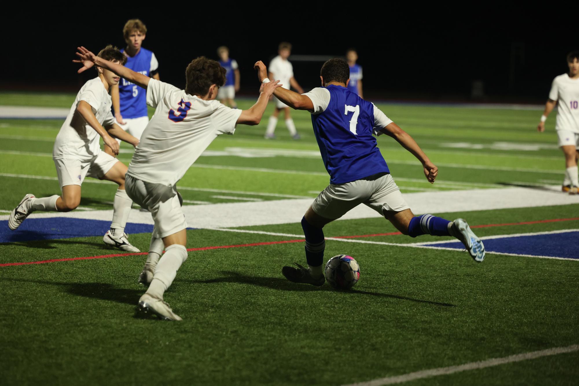 Boys varsity soccer defeats rival Clayton 1-0 Sept. 18