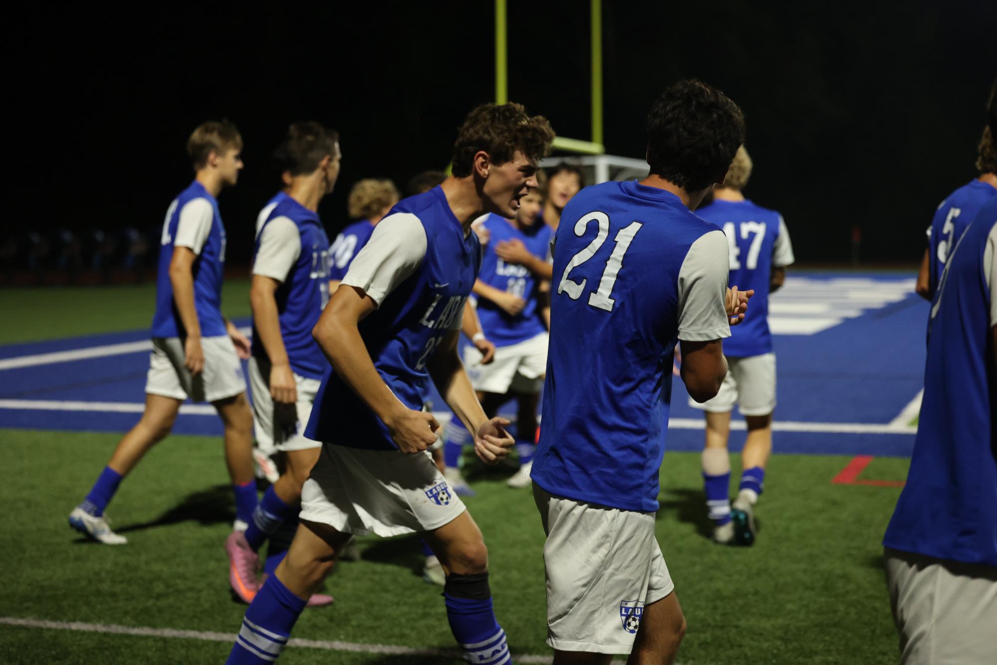 Boys varsity soccer defeats rival Clayton 1-0 Sept. 18