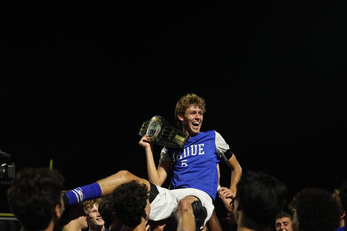 Boys Varsity Soccer wins 1-0 against their rival Clayton on Sept. 18.