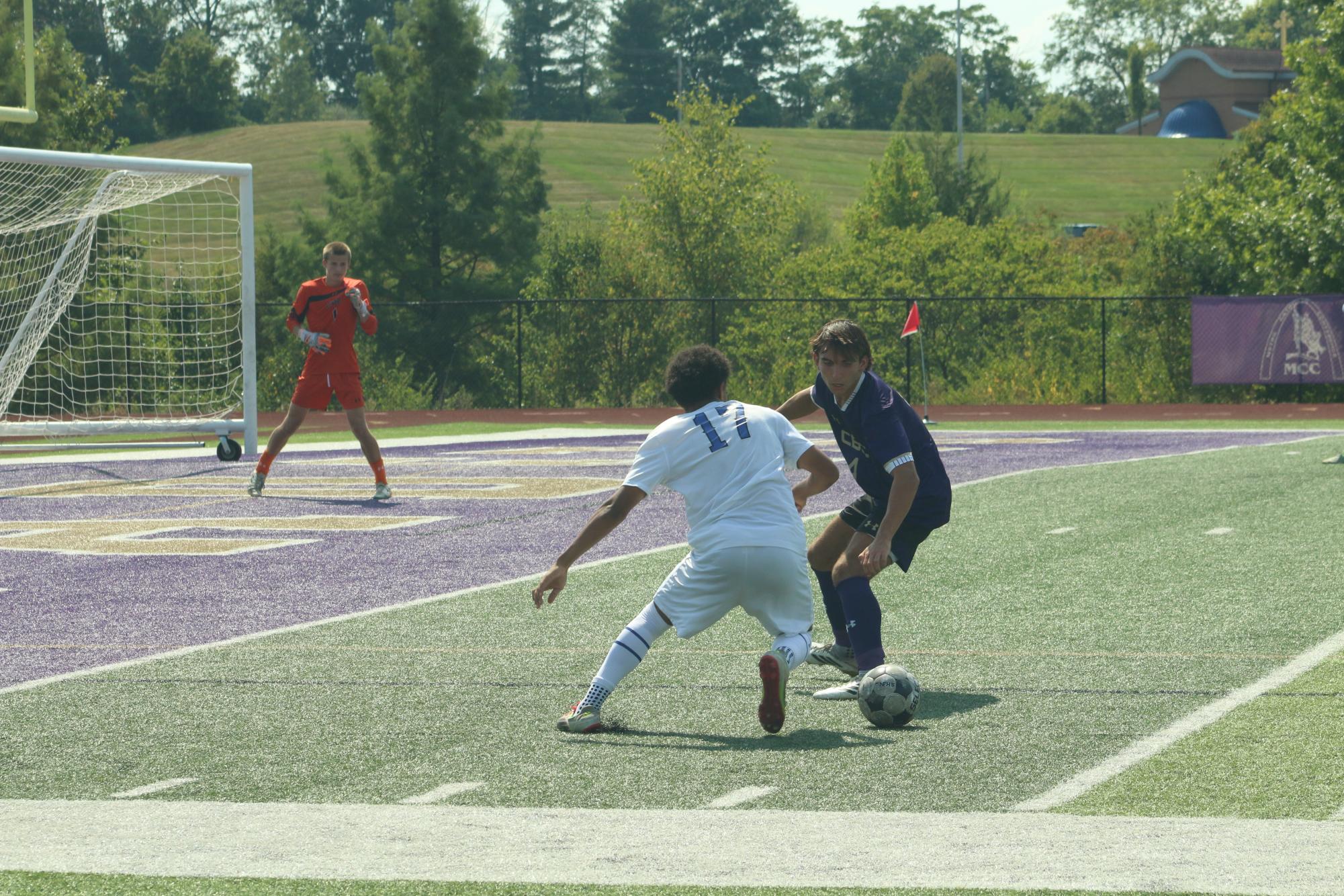 Varsity Soccer defeats CBC