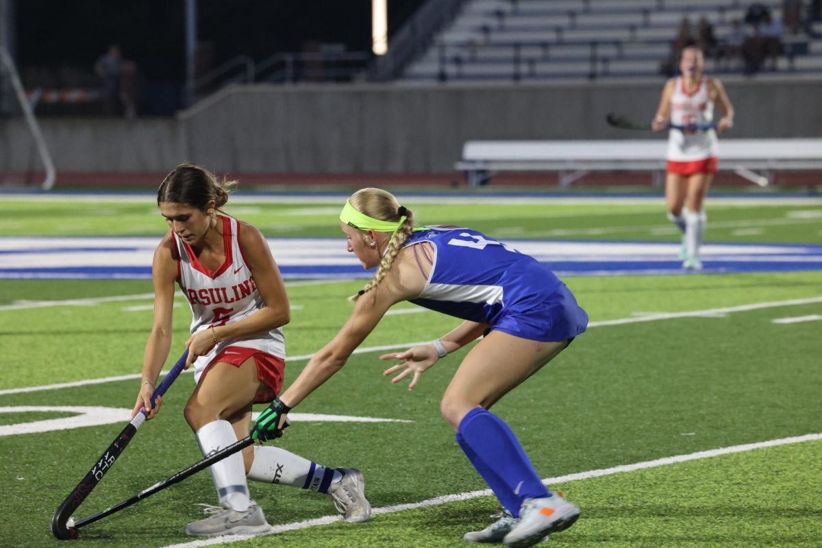Varsity field hockey defeats Ursuline 6-1 Monday, Sept. 15. "It was so much fun winning by a lot this year," Annie Tilghman said.