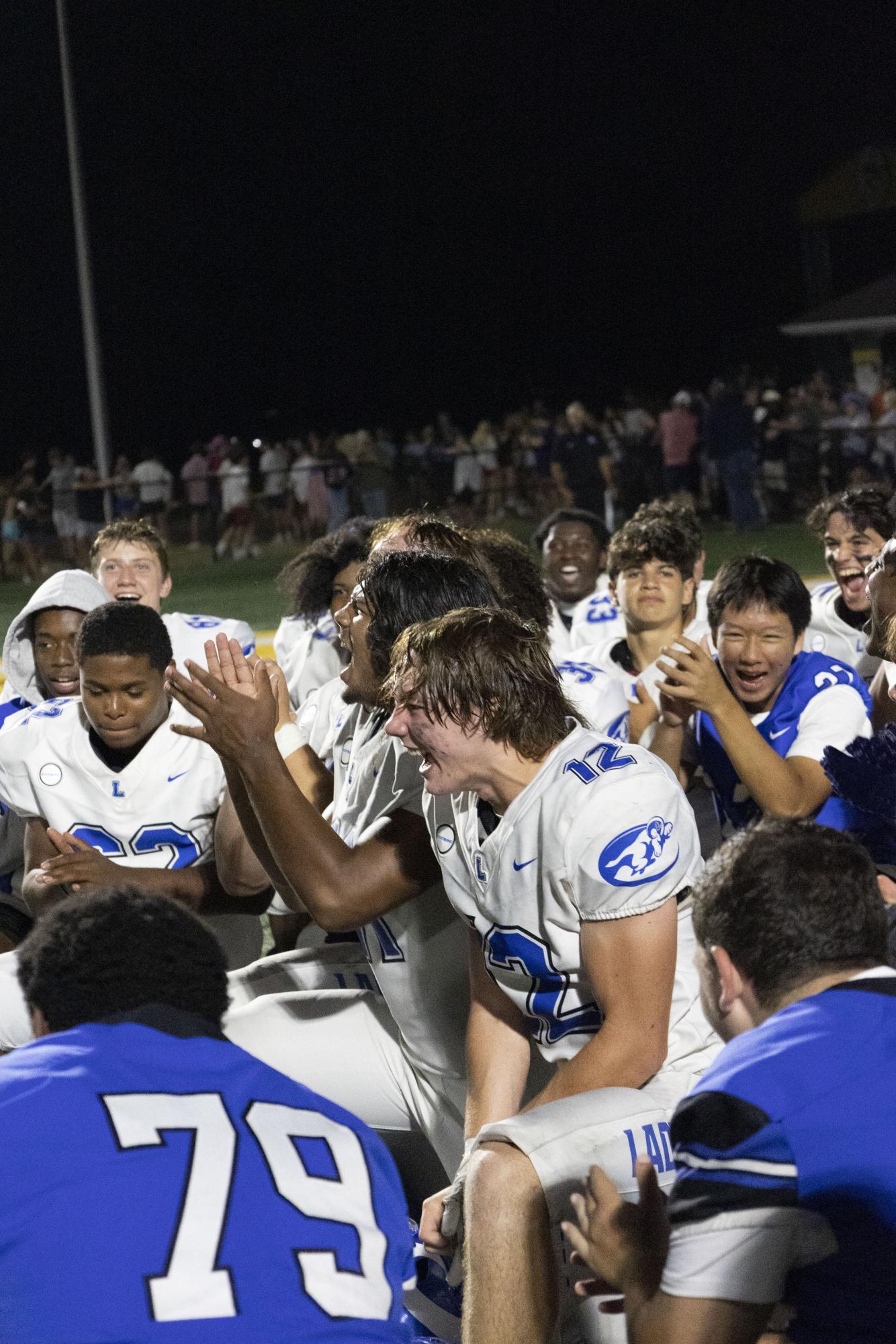 Football wins 14-10 against Lindbergh Sept. 12