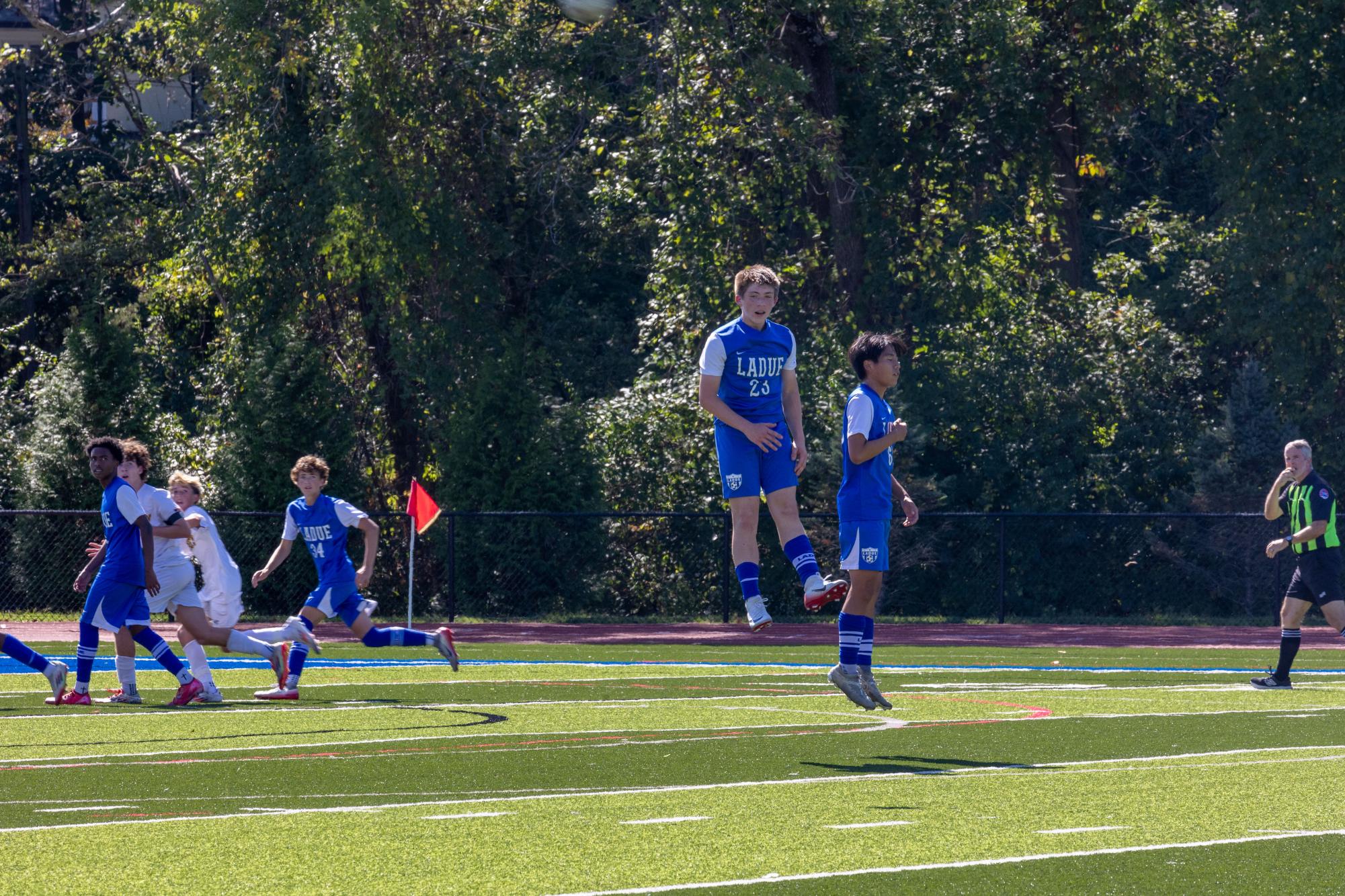 Boys JV Soccer defeats Vianney 4-1 Sept. 27