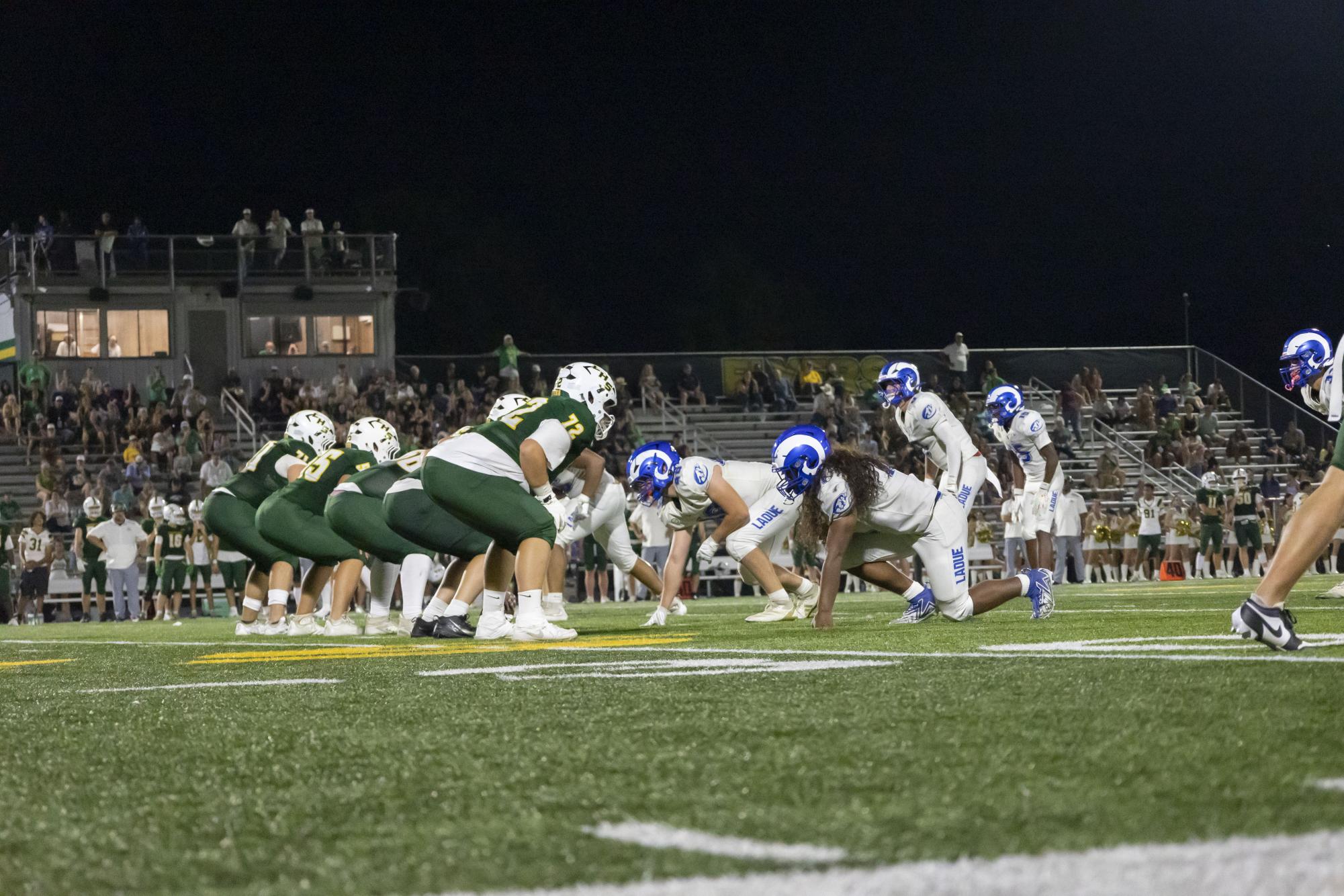 Football wins 14-10 against Lindbergh Sept. 12