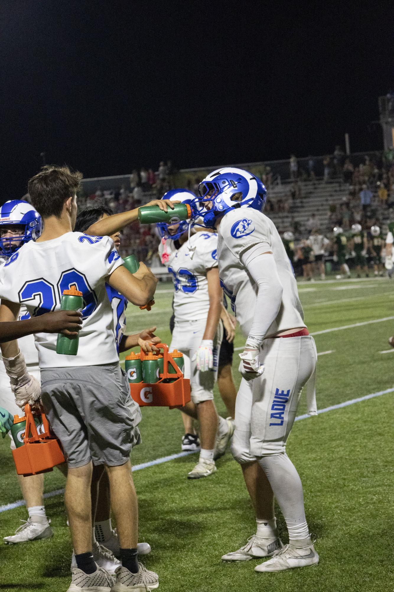 Football wins 14-10 against Lindbergh Sept. 12