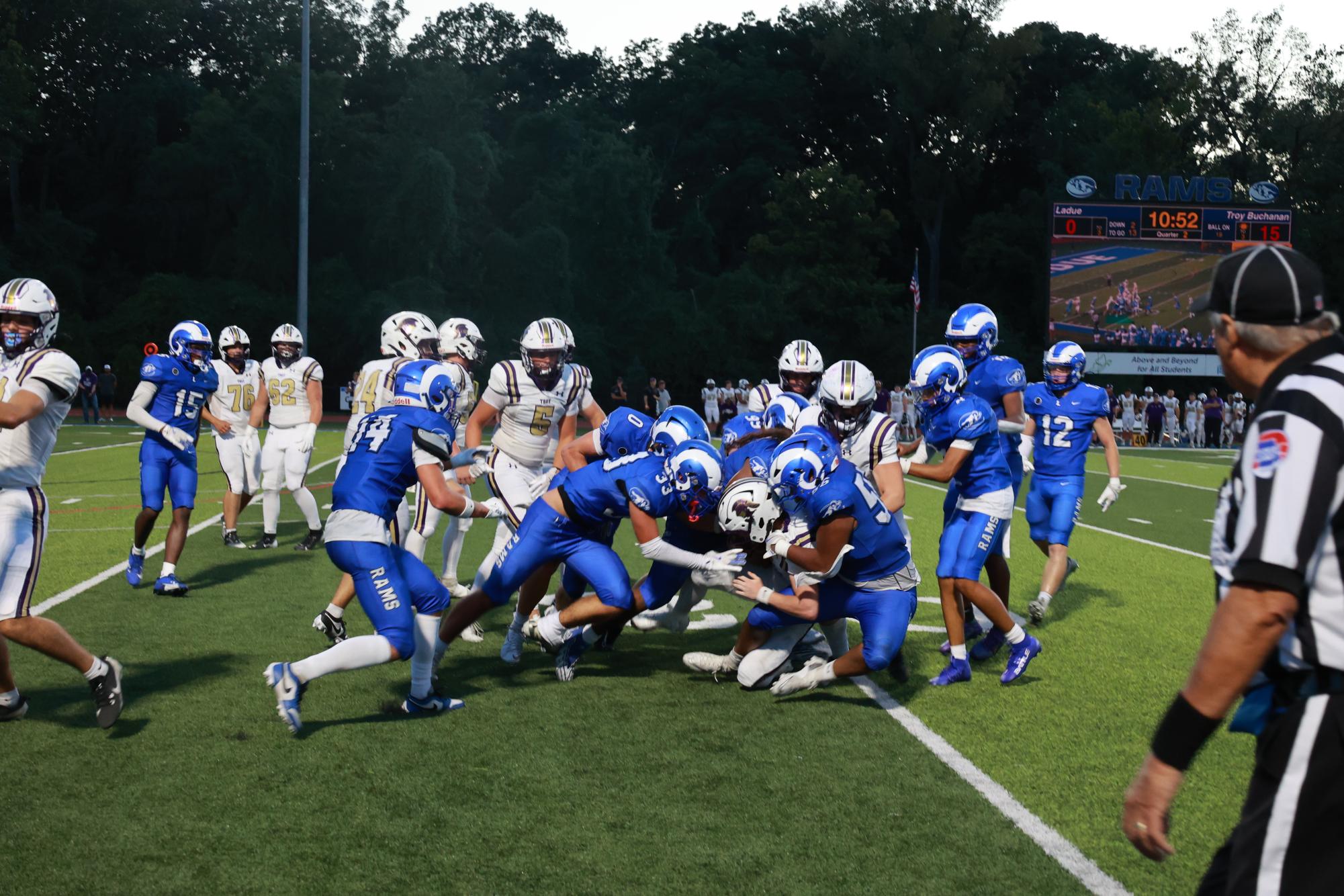 Varsity football falls to Troy Aug. 28 43-0