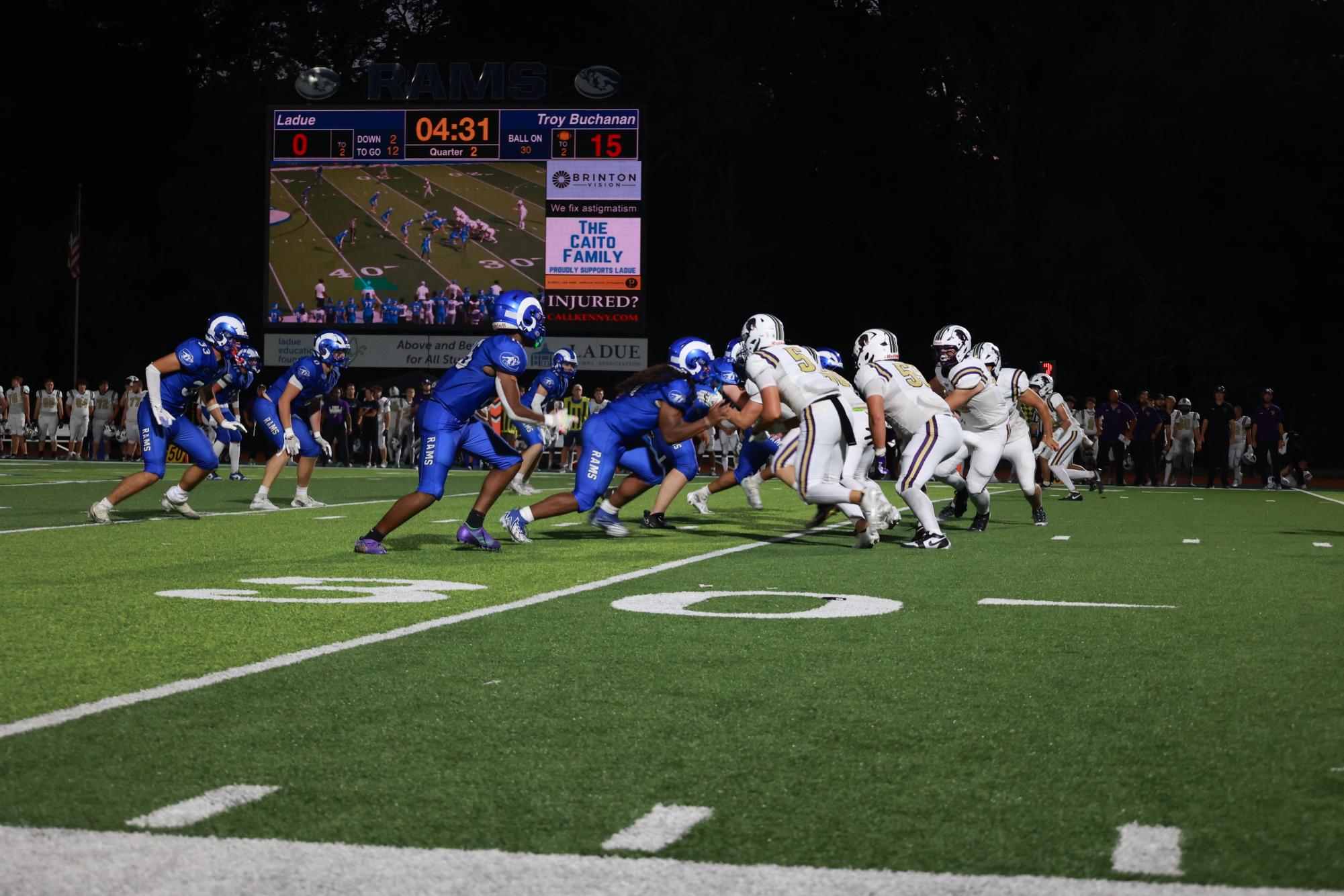 Varsity football falls to Troy Aug. 28 43-0