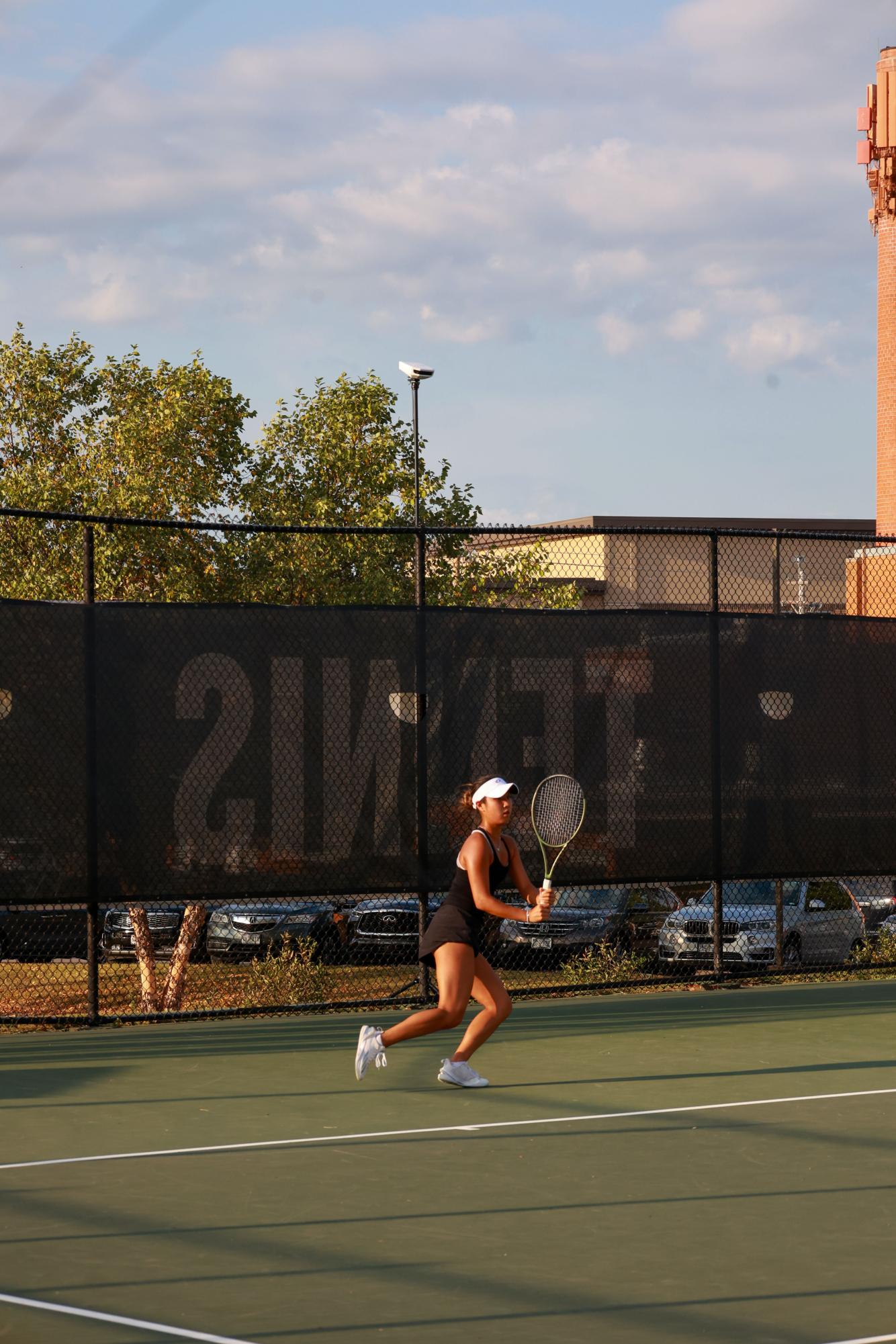 Girls Varsity Tennis competes against St. Joseph's Sept. 3