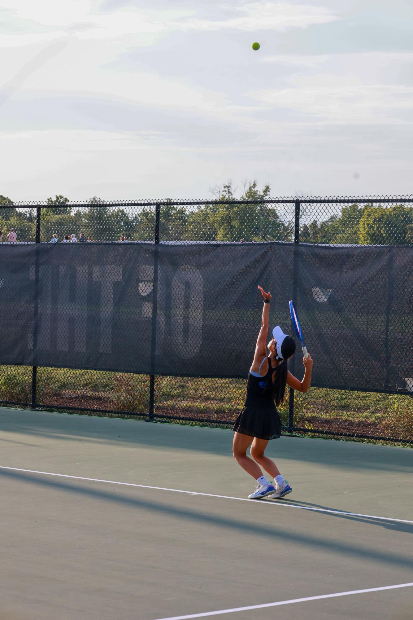 Girls Varsity Tennis competes against St. Joseph's Sept. 3