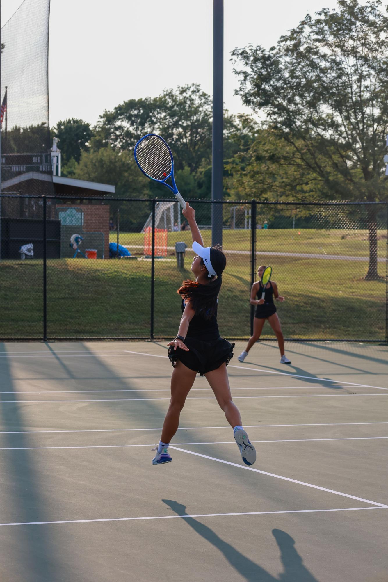 Girls Varsity Tennis competes against St. Joseph's Sept. 3