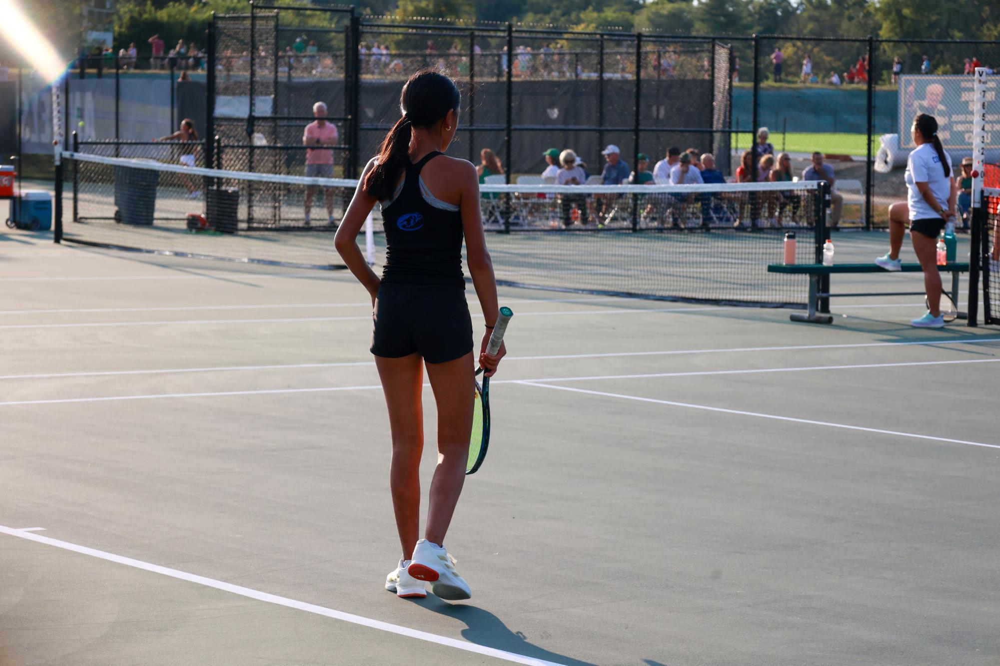 Girls Varsity Tennis competes against St. Joseph's Sept. 3