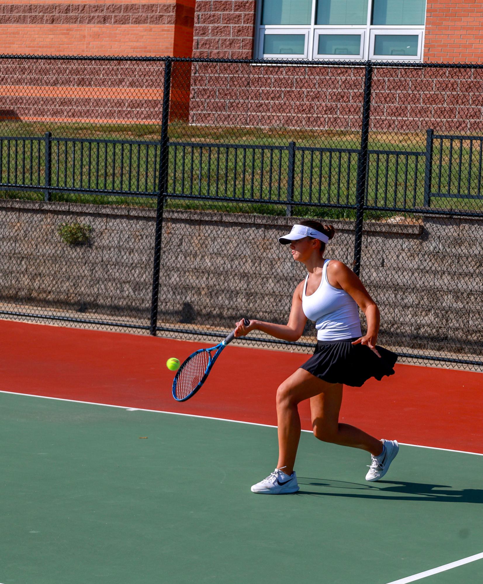 Girls Varsity Tennis competes against Parkway Central Sept. 4