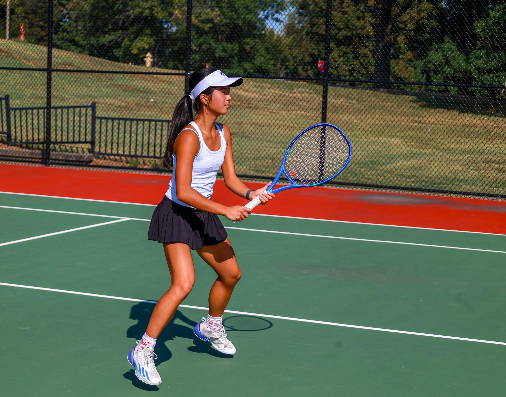 Girls Varsity Tennis competes against Parkway Central Sept. 4