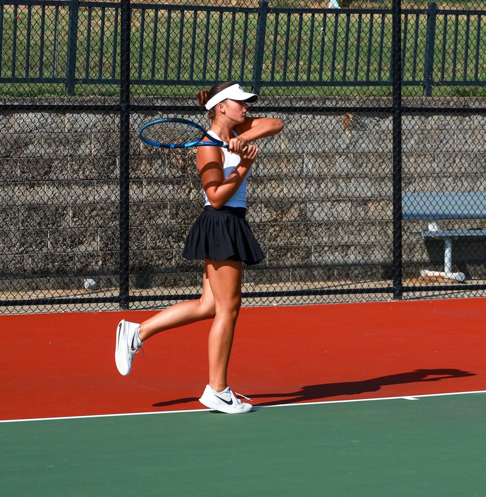 Girls Varsity Tennis competes against Parkway Central Sept. 4