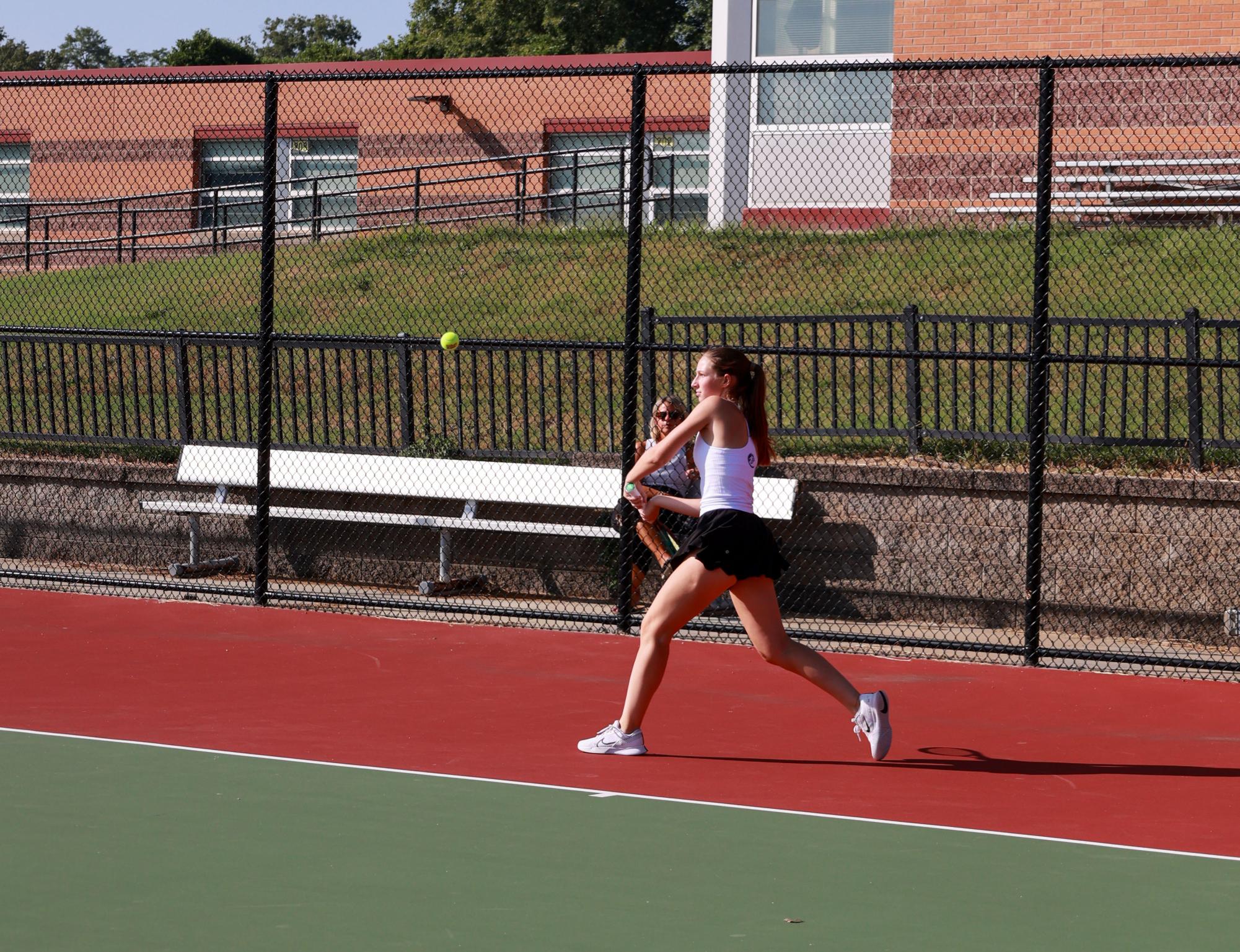 Girls Varsity Tennis competes against Parkway Central Sept. 4