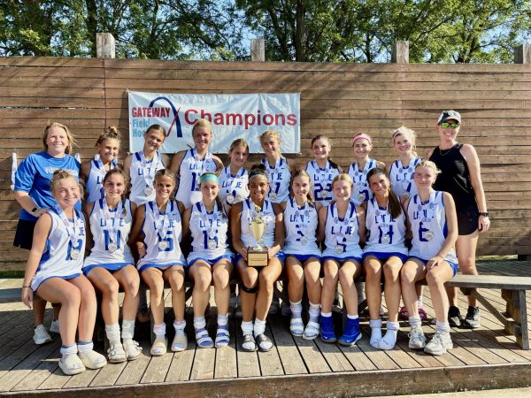The Ladue Field Hockey team places first in their pool in the Gateway Classic tournament. The team used this tournament as a learning point for what they need to focus on for future games ahead. “The initial focus was to put on the offensive pressure in the first couple of minutes of play, gaining ground quickly and getting shots on the cage,” Head Coach Leah Jones said after their game against Clayton two weeks after the Gateway Classic. “Once we did that and had a few goal lead, we shifted to focus on playing as a unit and connecting passes.”