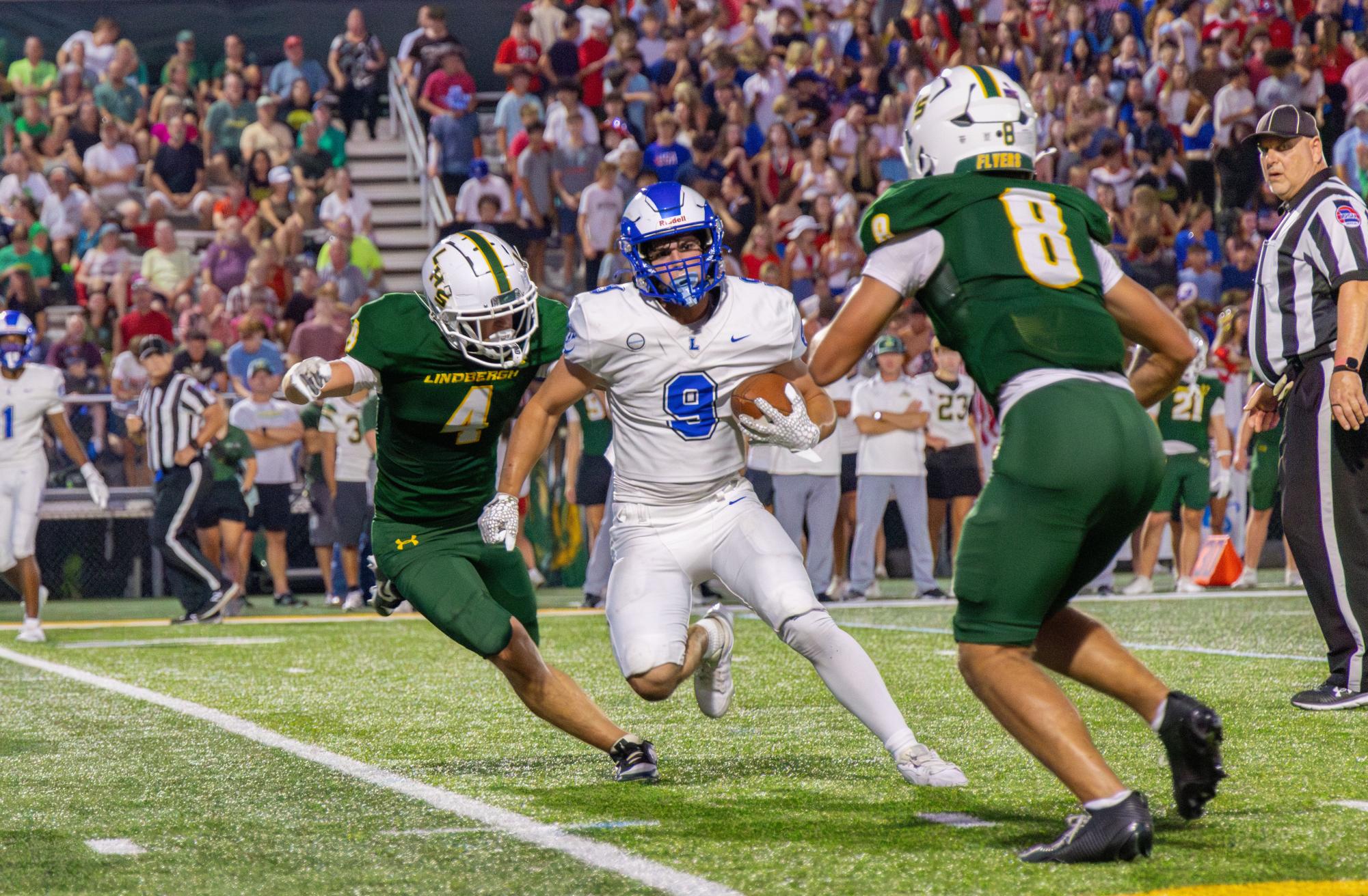 Ladue Football wins against Lindbergh 14-10 Sept. 12