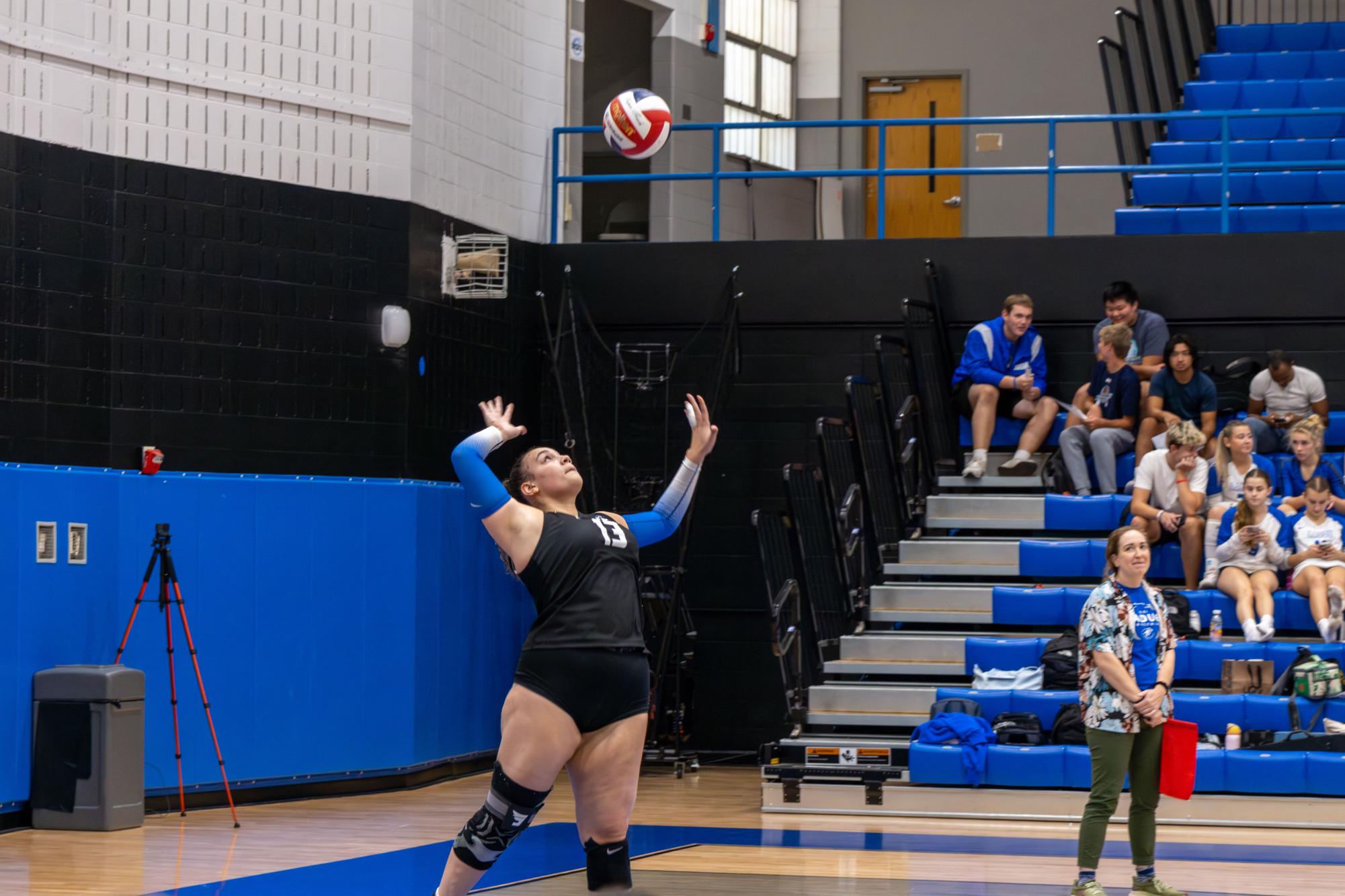Varsity girls volleyball falls to Westminster Sept. 26