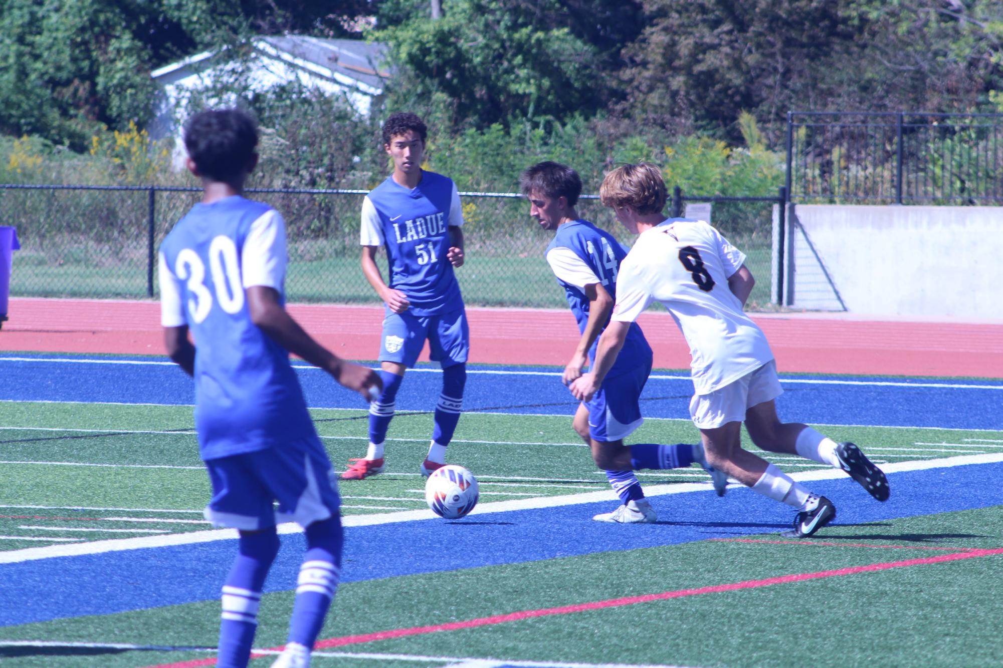 Boys JV Soccer defeats Vianney Sept. 27