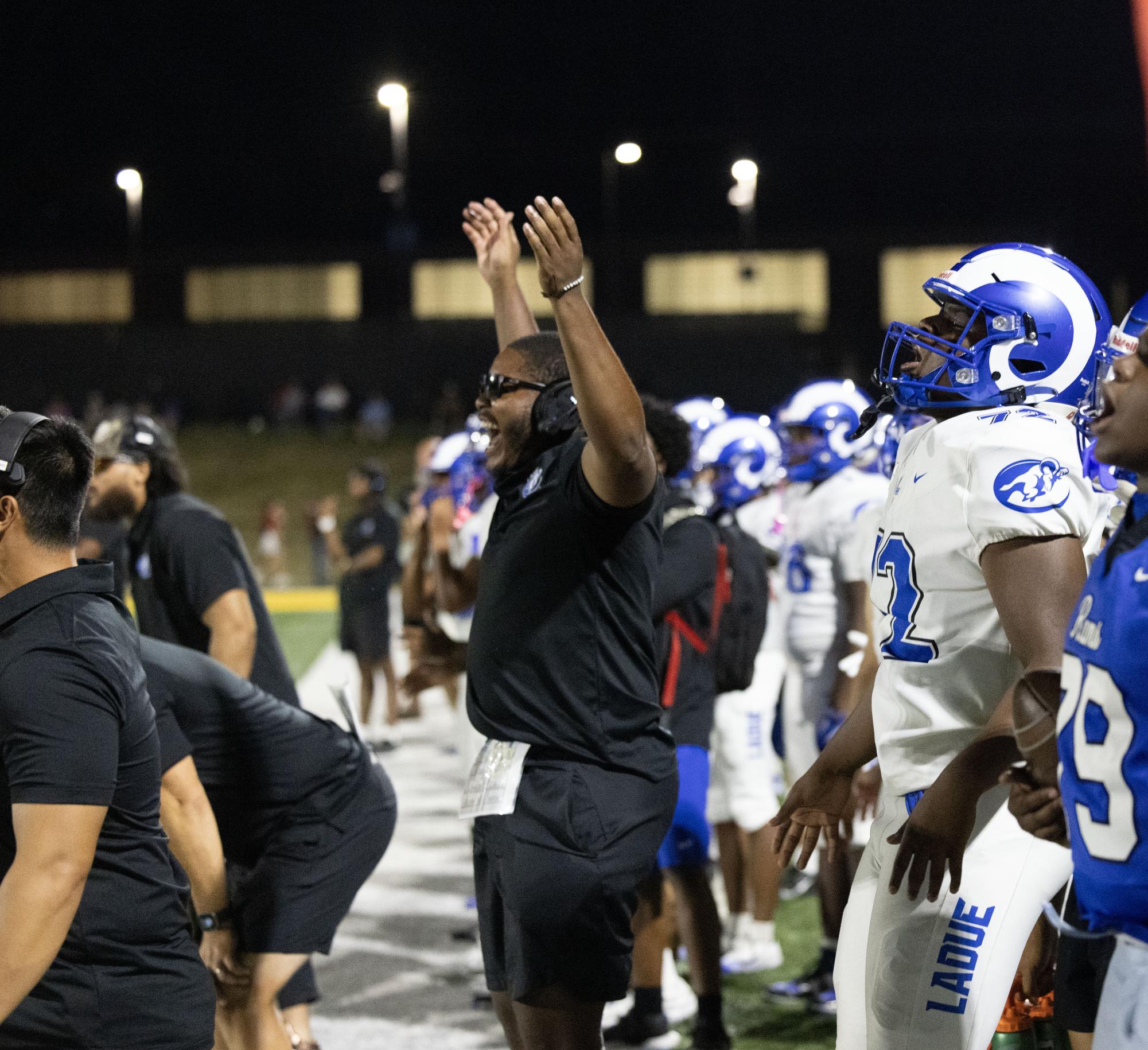 Football wins 14-10 against Lindbergh Sept. 12