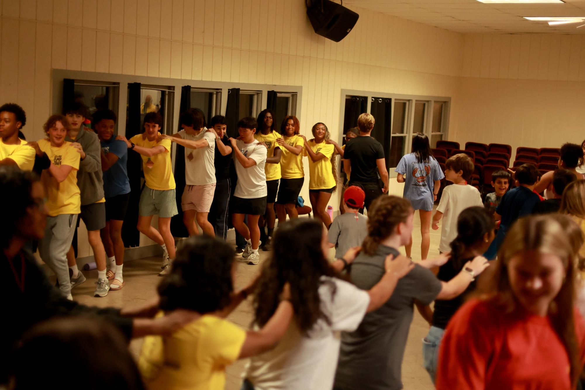 High school students volunteer at Sixth Grade Camp