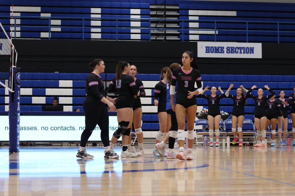 Girls Varsity Volleyball competes against Clayton Sept. 2