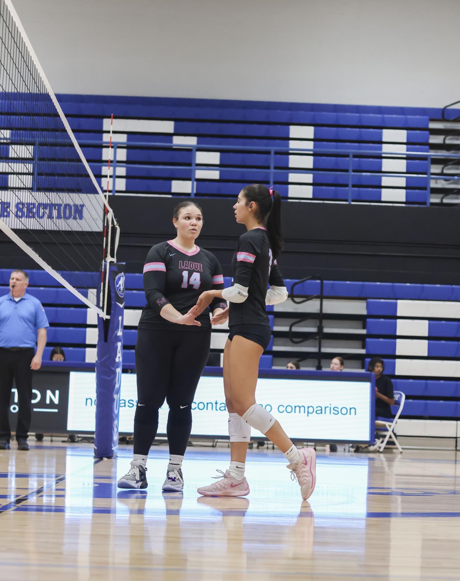 Girls Varsity Volleyball competes against Clayton Sept. 2