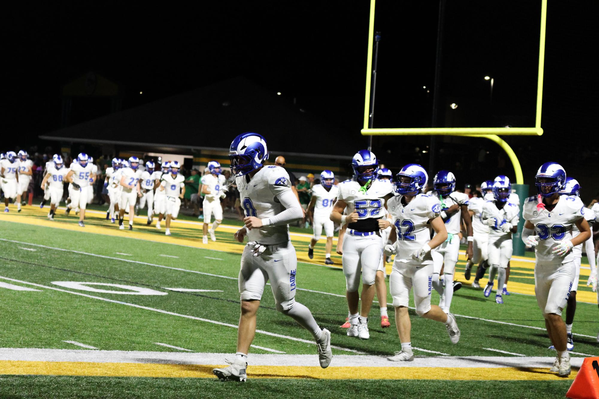 Varsity Football defeats Lindbergh 14-10 Sept. 12