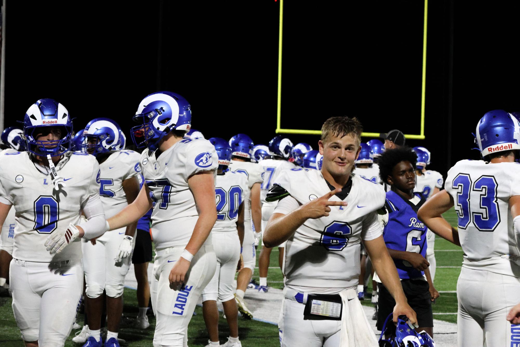 Varsity Football defeats Lindbergh 14-10 Sept. 12