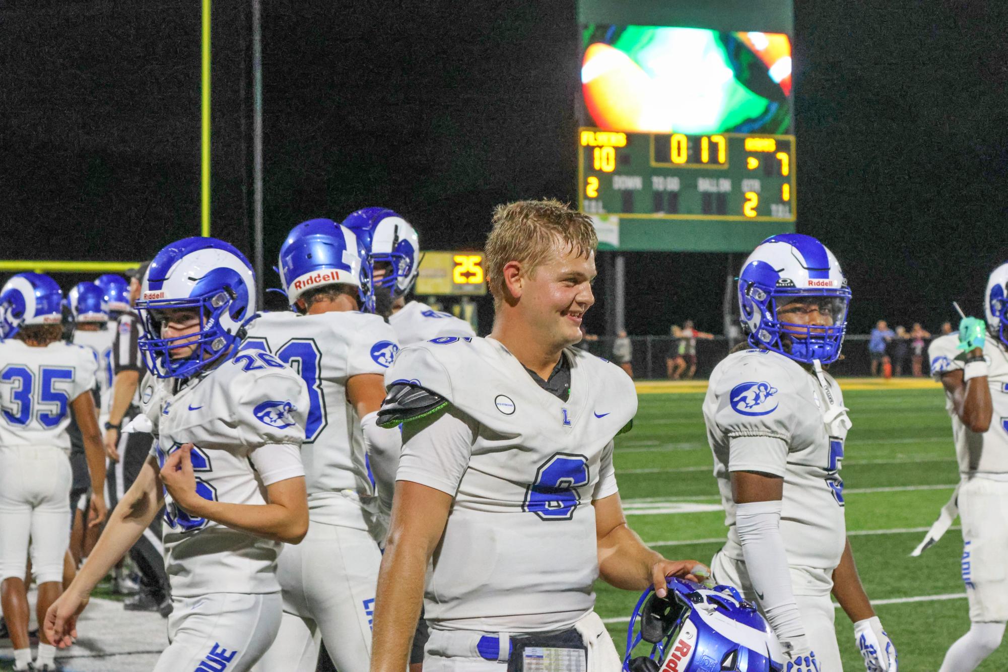 Varsity Football defeats Lindbergh 14-10 Sept. 12