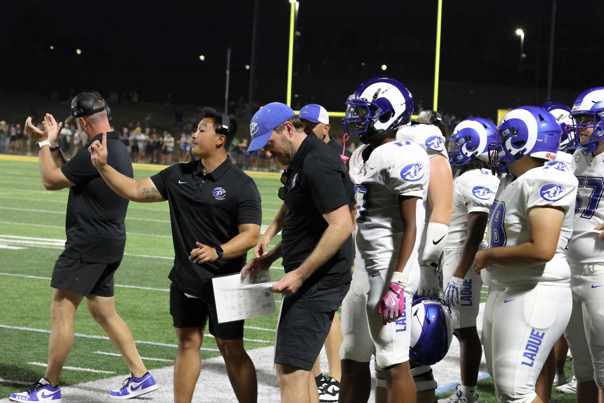 Varsity Football defeats Lindbergh 14-10 Sept. 12