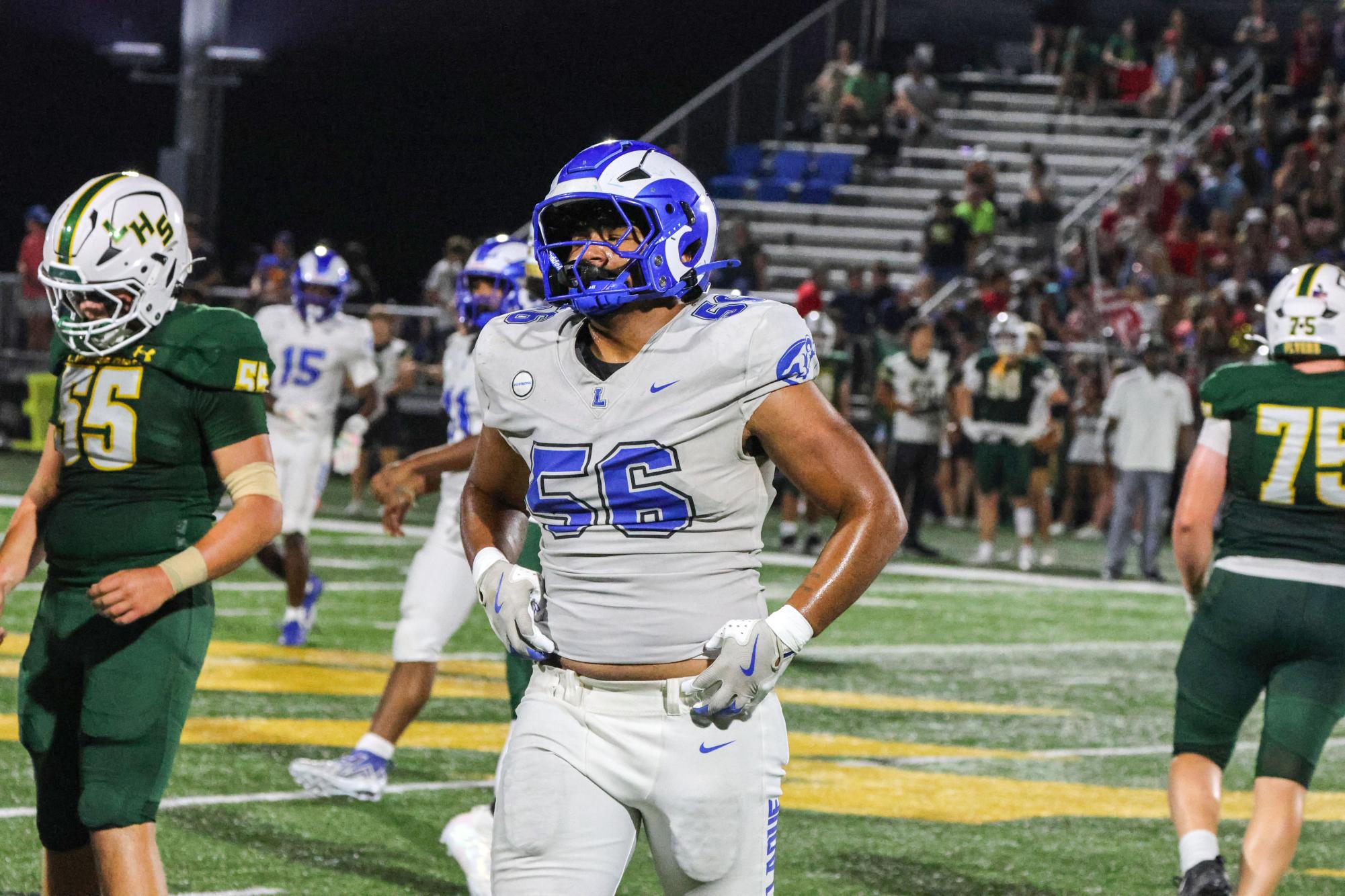 Varsity Football defeats Lindbergh 14-10 Sept. 12