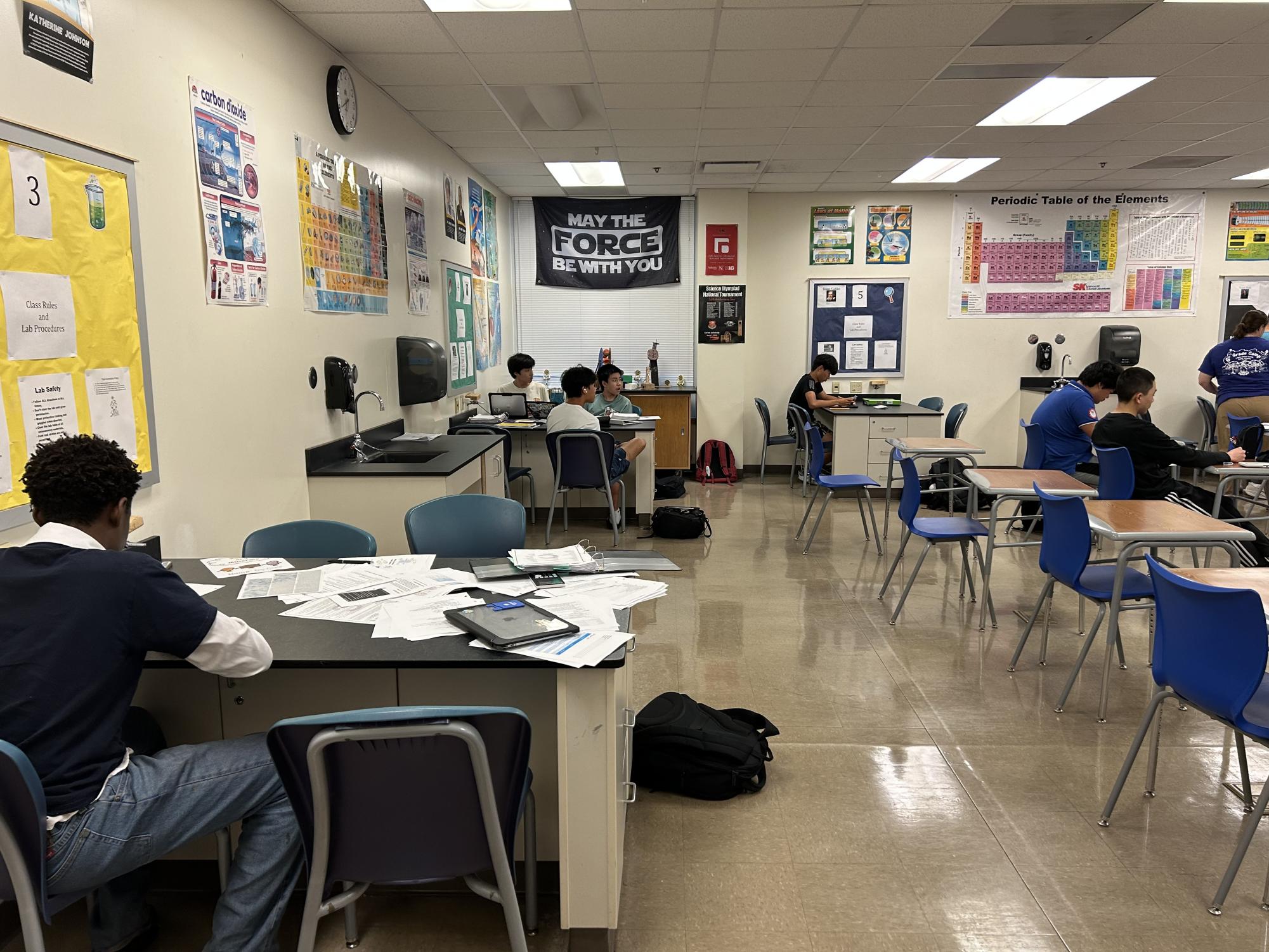 Science Olympiad testing