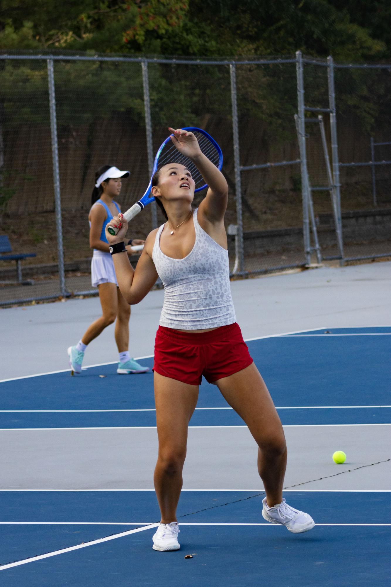 Girls Varsity Tennis practices Sept. 19