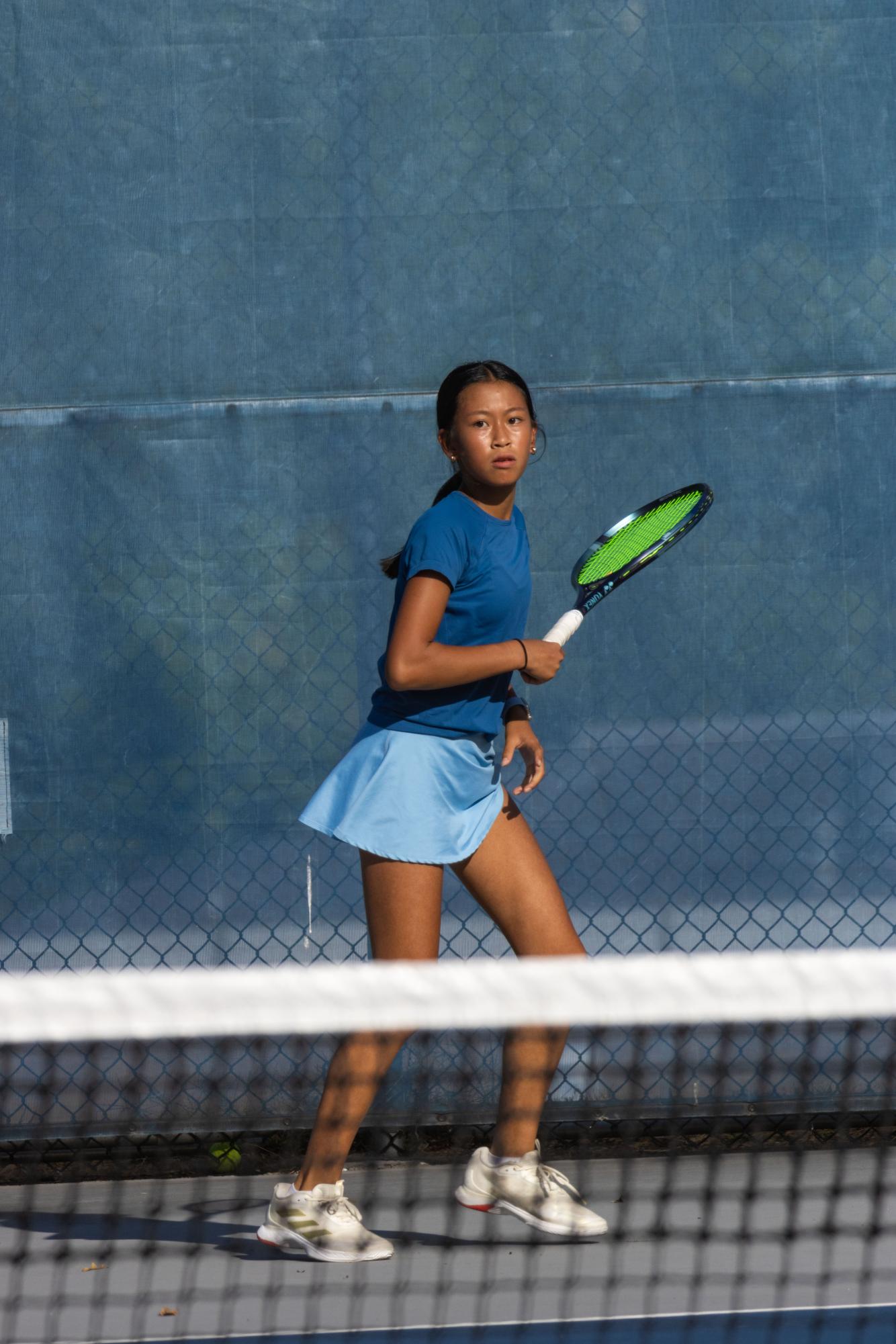 Girls Varsity Tennis practices Sept. 19