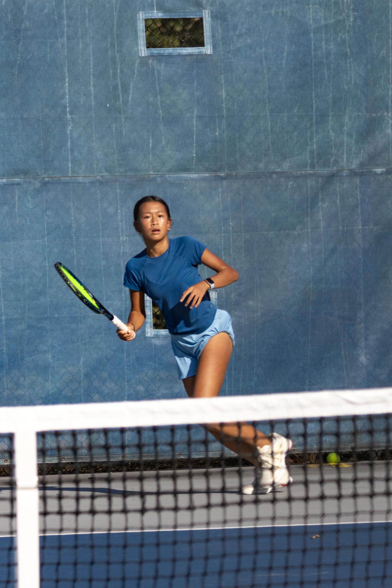 Girls Varsity Tennis practices Sept. 19