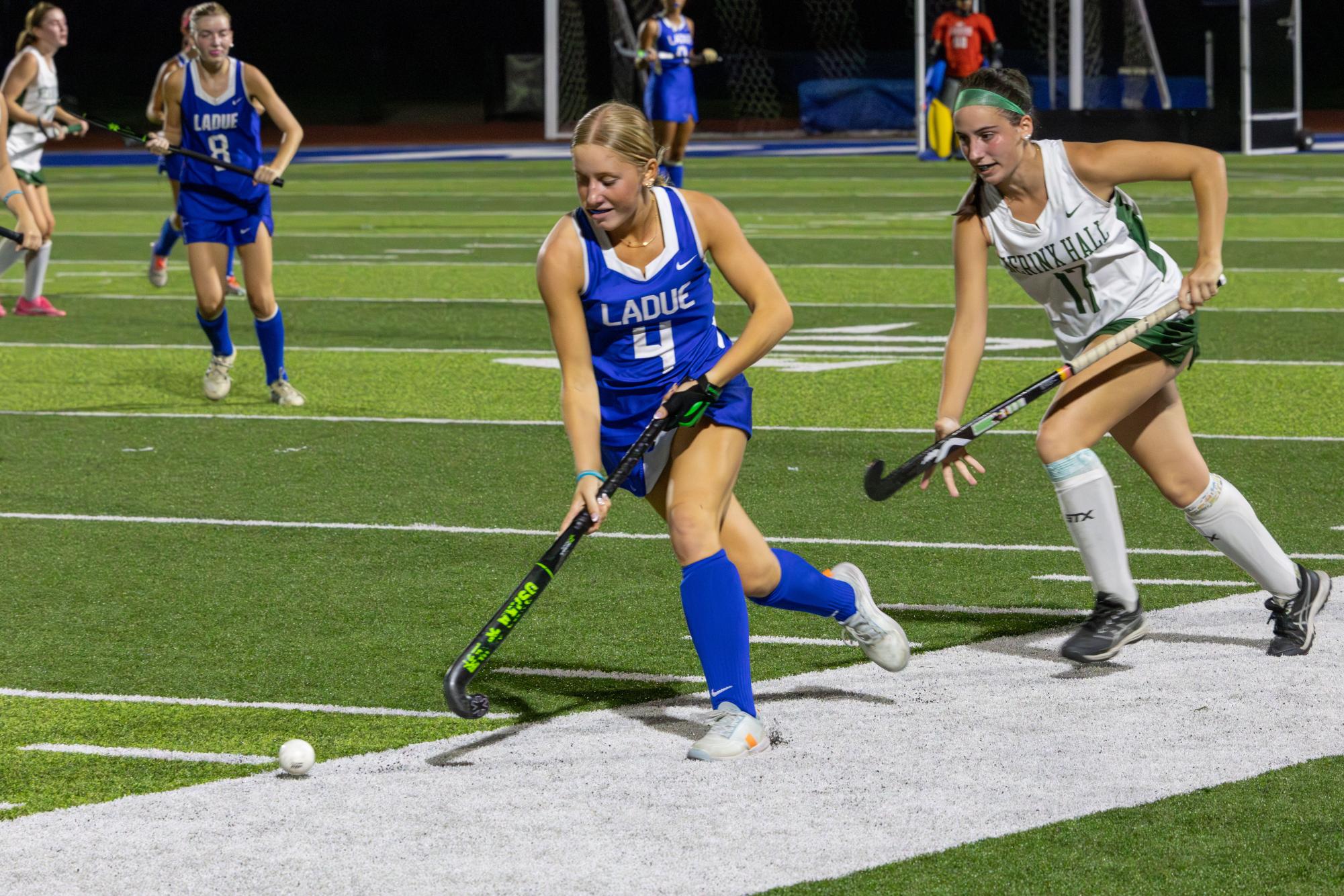 Varsity field hockey falls to Nerinx Oct. 6
