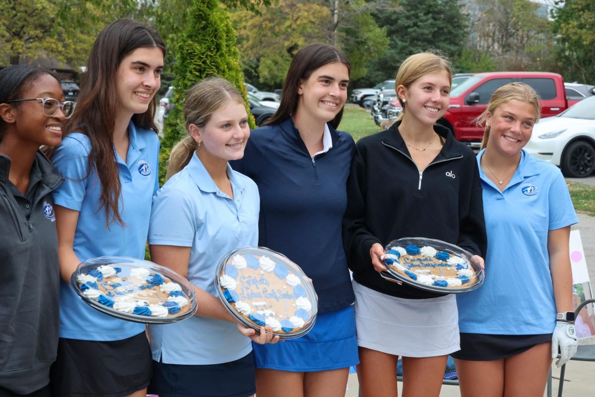 Girls Golf hosts senior night, Monday, Oct. 6. All seniors brought along a family member to play the course along with them. "My grandma loves golf and is good at it, so it was fun to be able to bond with her while playing," Lila Meyers (12) said.
