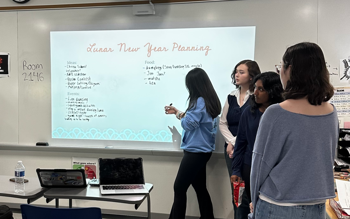 The Asian Culture and Advocacy Group hosts a meeting to plan Lunar New Year celebrations in room 2146 Nov. 6. The club brainstormed performance ideas and foods they could serve at the event, such as dumplings. "In general, it’s important to bring a group of people together to celebrate something that’s in one’s culture," Kelly Bian (12) said.
