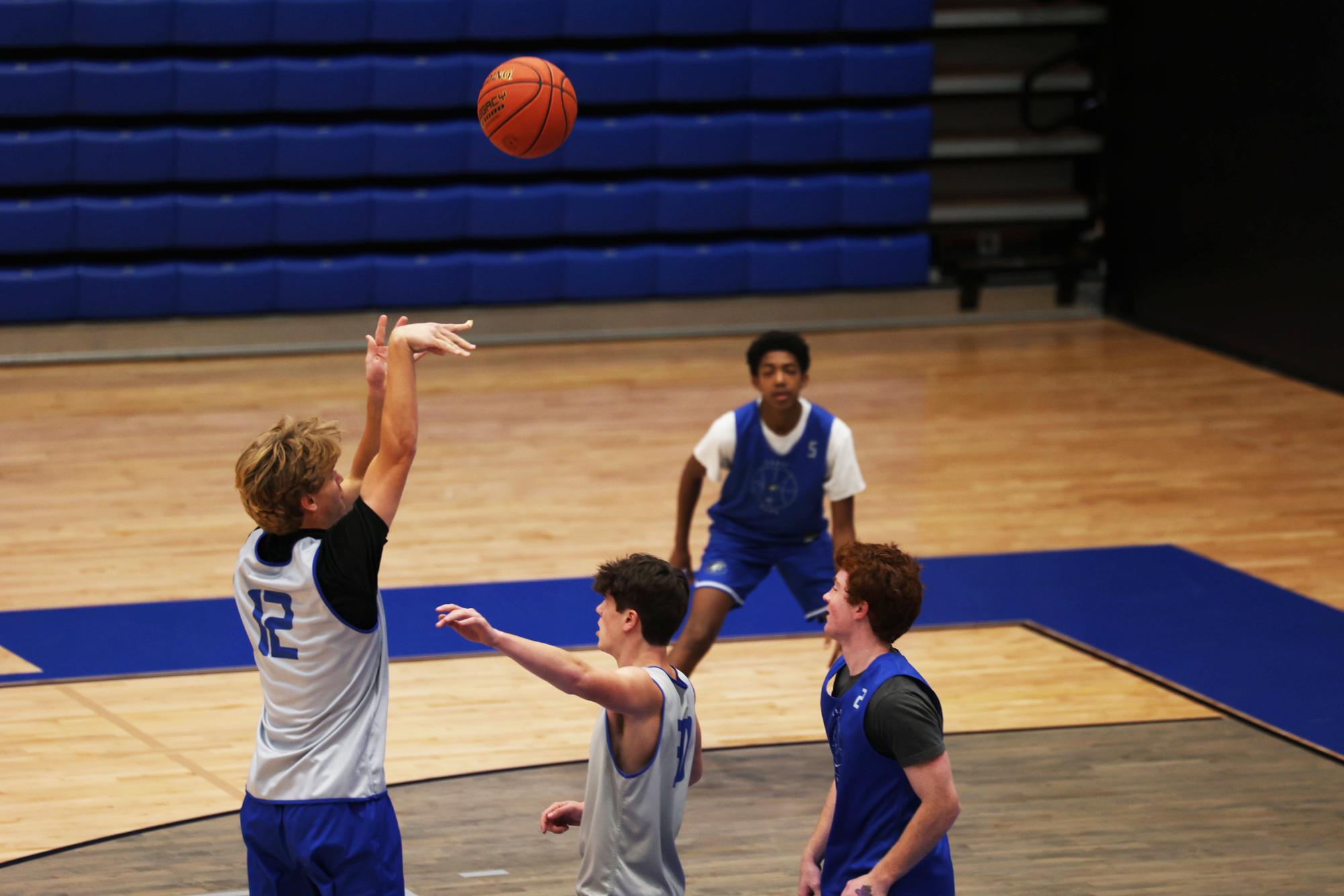 Boys basketball practice Nov. 12