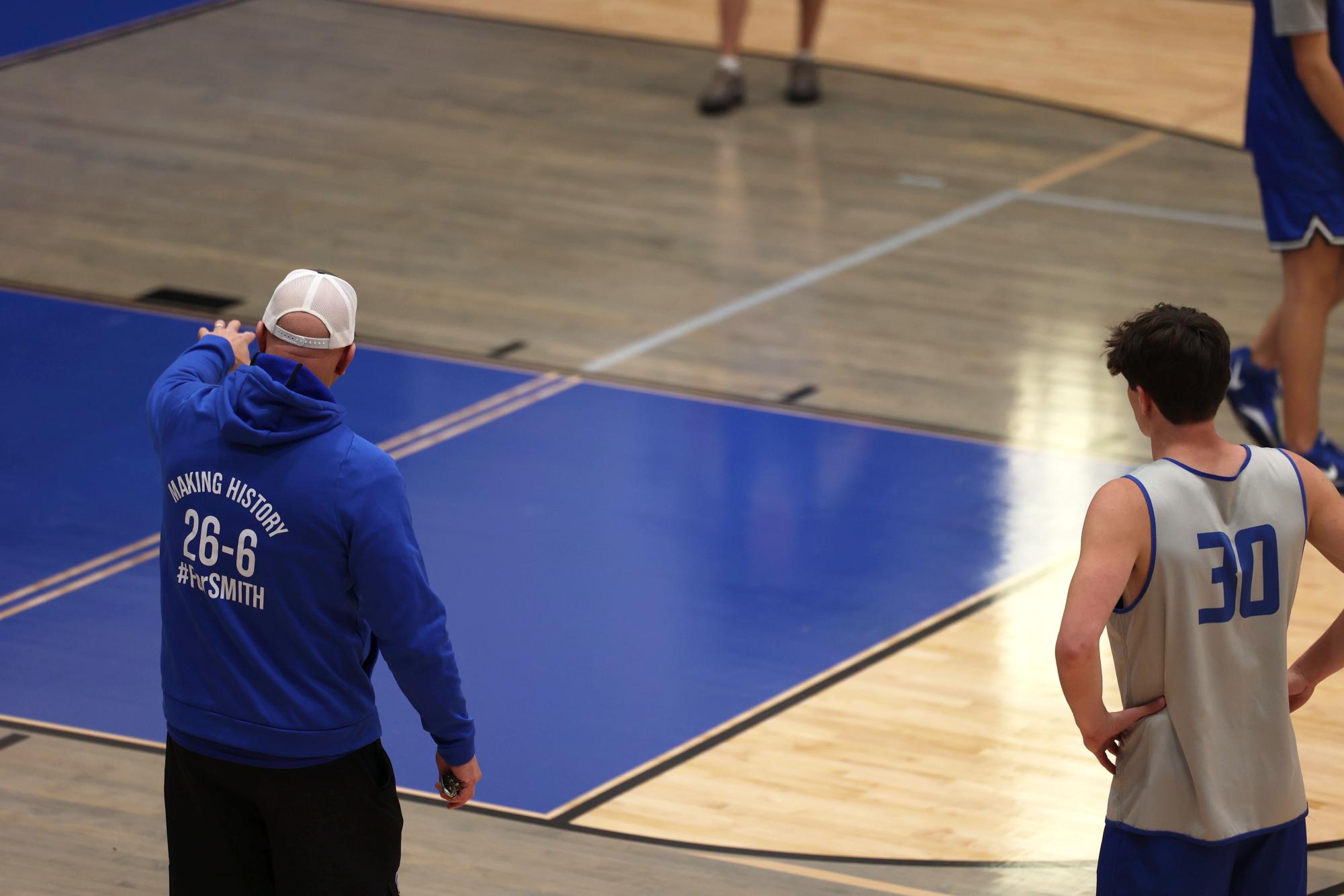 Boys basketball practice Nov. 12